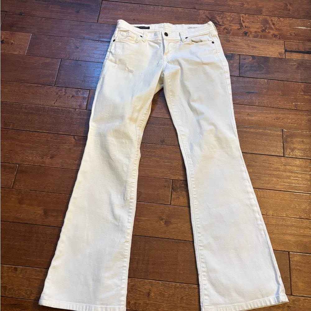 Citizens of Humanity Low Waist flare Women's White Jeans sz 29
